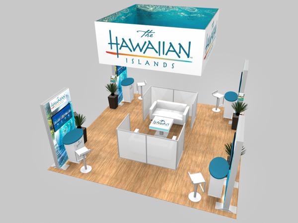 RE-9150 Island Rental Trade Show Exhibit -- Image 4