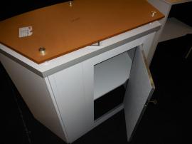 LTK-1011 Modular Counter with Locking Door and Shelf -- View 3