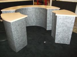 Custom, Fully-assembled Modular Reception Counter