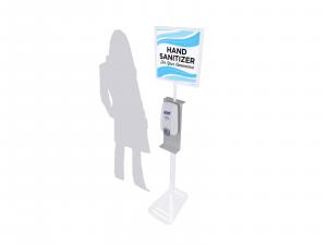 REPN-907 Hand Sanitizer Stand w/ Graphic